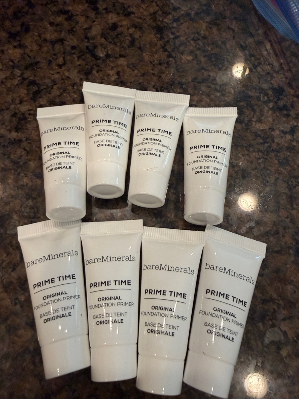 bareMinerals Prime Time Original Foundation Primer - White Packaging (Lot of 8)